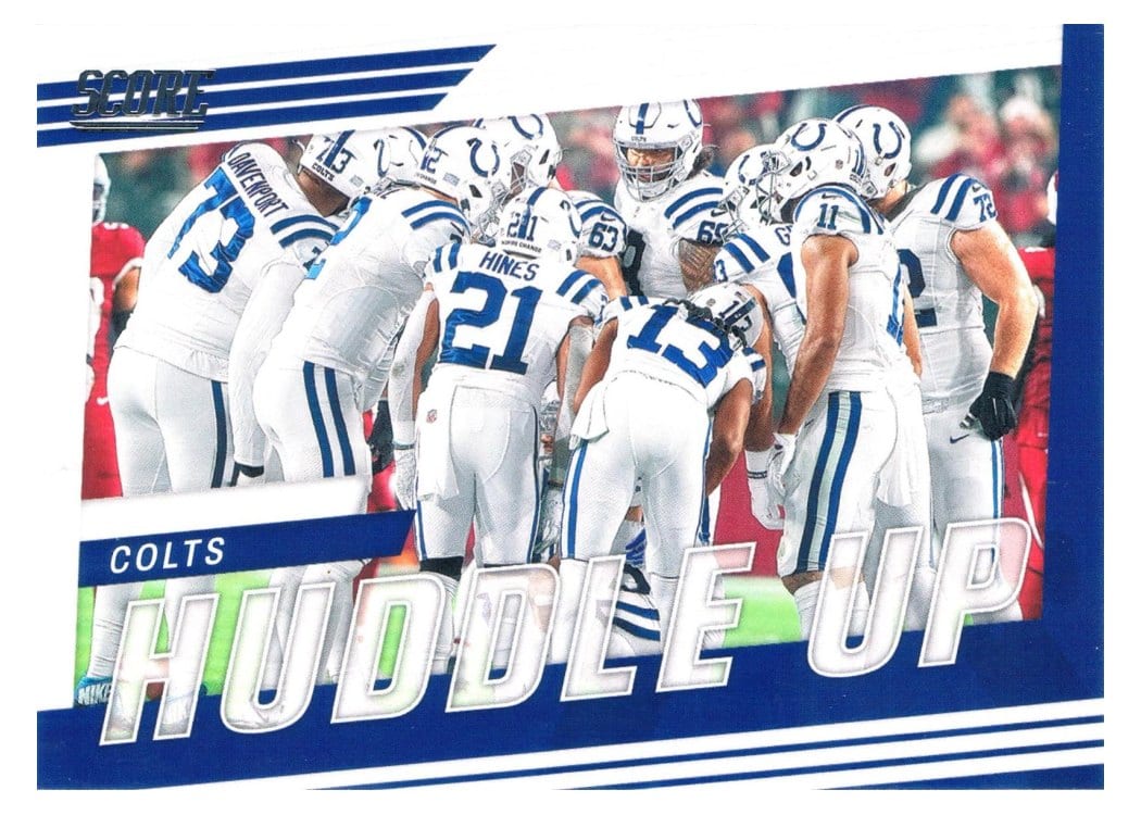 2022 Score Huddle Up Indianapolis Colts #HU-IND card