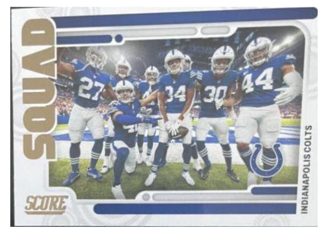 2022 Score Squad Indianapolis Colts #S6 card