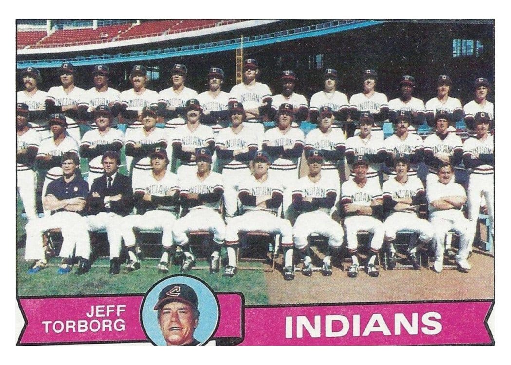 1979 Topps Indians Team #96 card