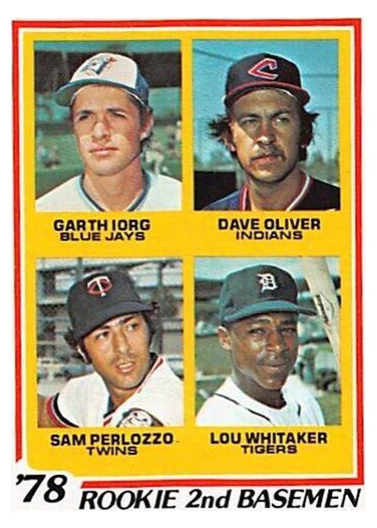 1978 Topps Iorg/Oliver/Perlozzo/Whitaker #704 card