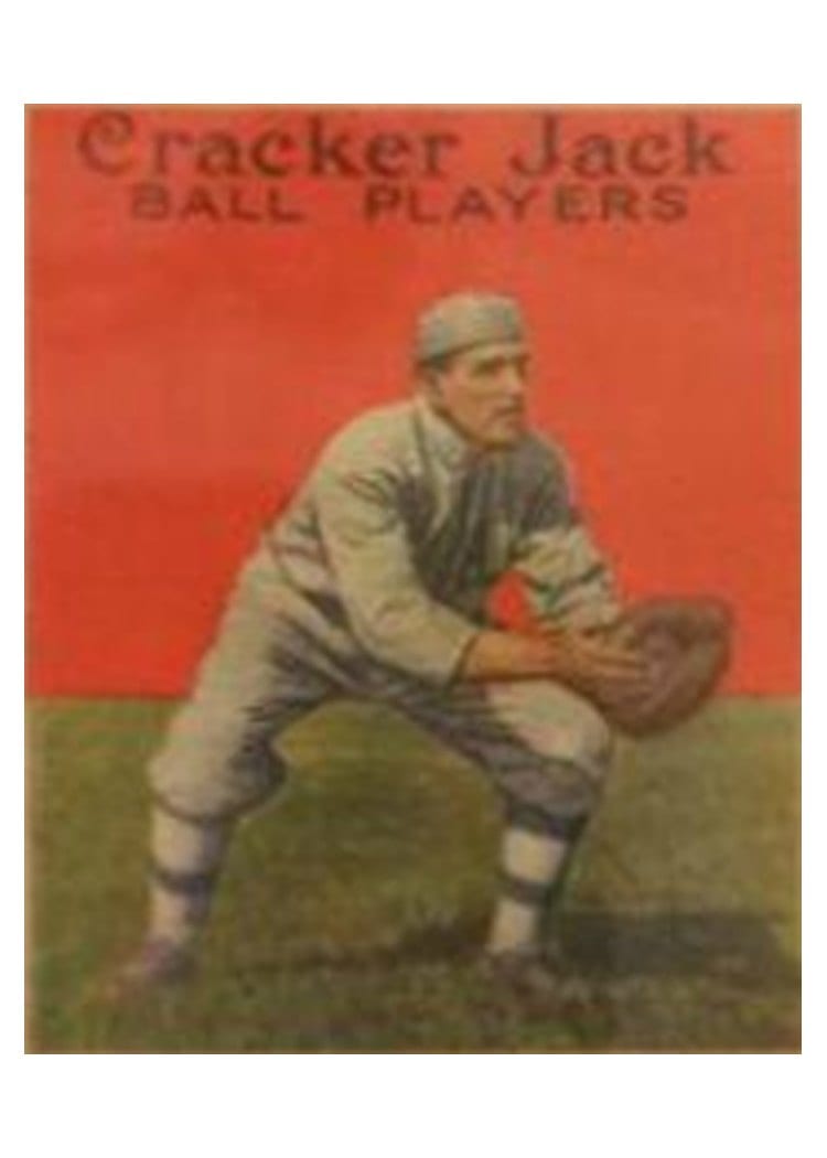 1914 Cracker Jack Ira Thomas #34 card
