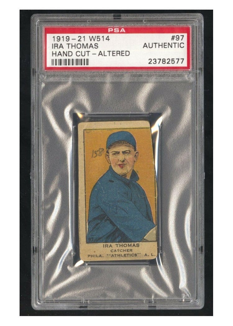 1919 W514 Ira Thomas #97 card