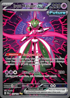 Iron Valiant ex Prismatic Evolutions card