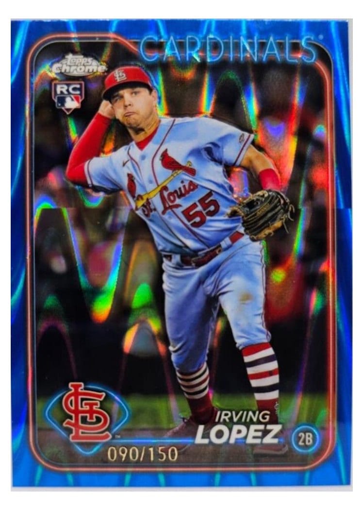 2024 Topps Chrome Base Set Irving Lopez #95 card