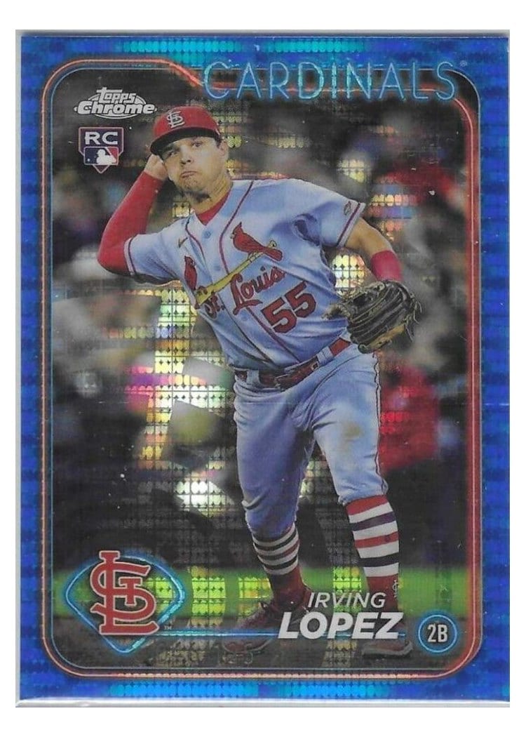 2024 Topps Chrome Base Set Irving Lopez #95 card