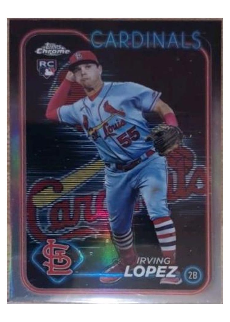 2024 Topps Chrome Base Set Irving Lopez #95 card