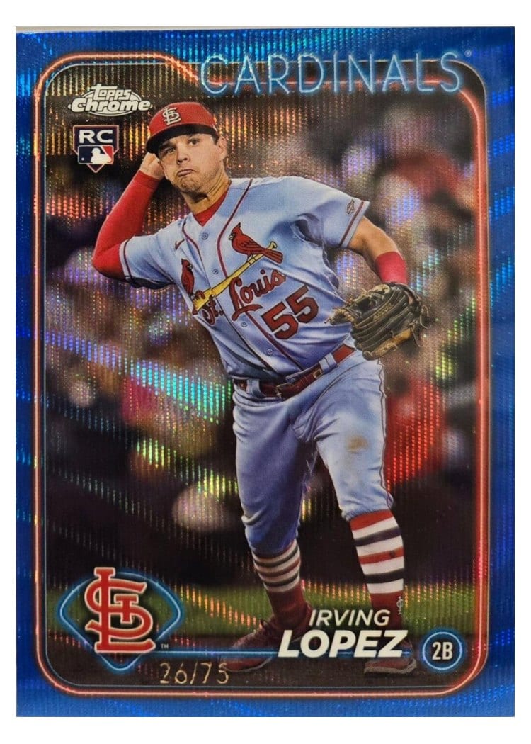 2024 Topps Chrome Base Set Irving Lopez #95 card