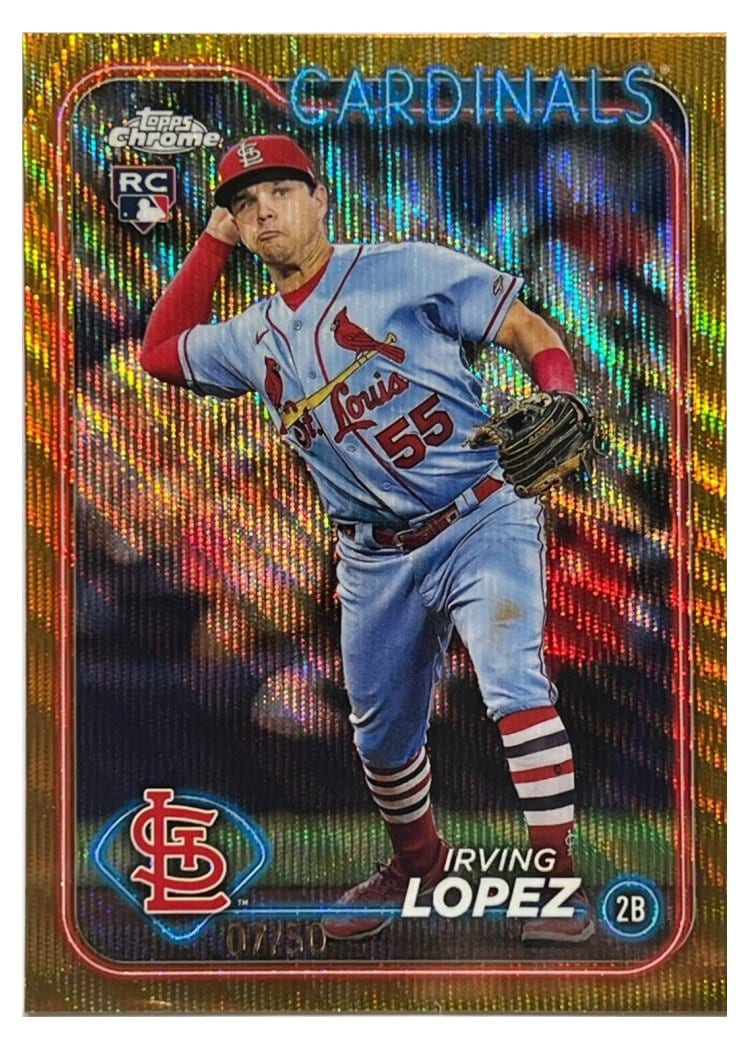 2024 Topps Chrome Base Set Irving Lopez #95 card