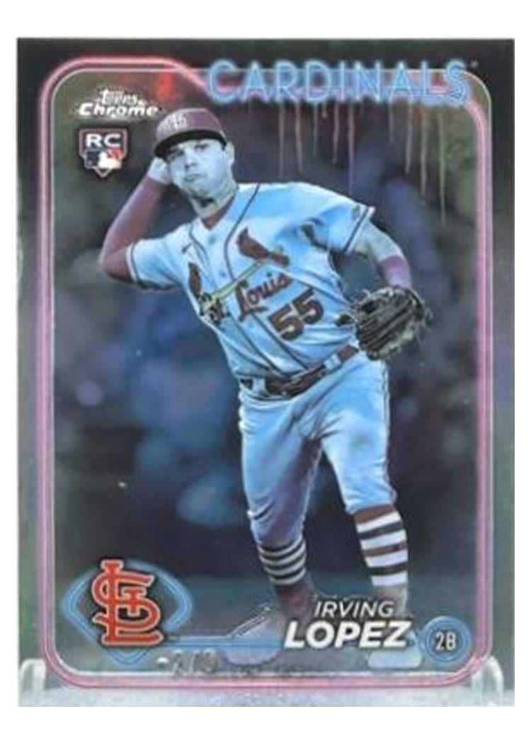 2024 Topps Chrome Base Set Irving Lopez #95 card
