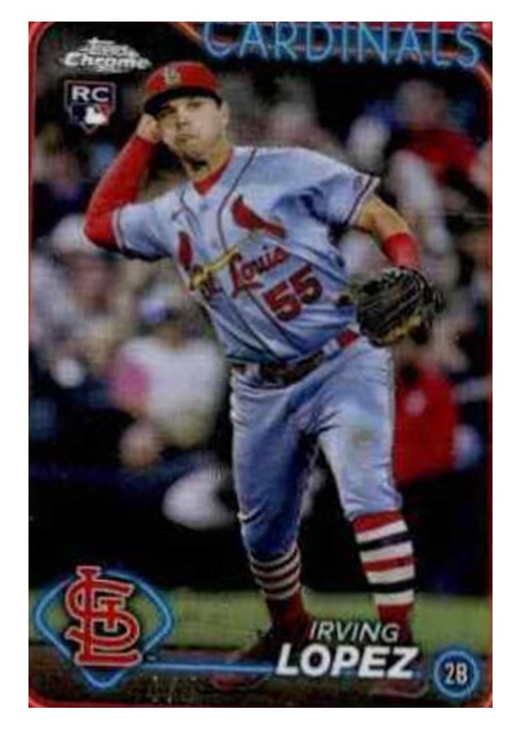 2024 Topps Chrome Base Set Irving Lopez #95 card