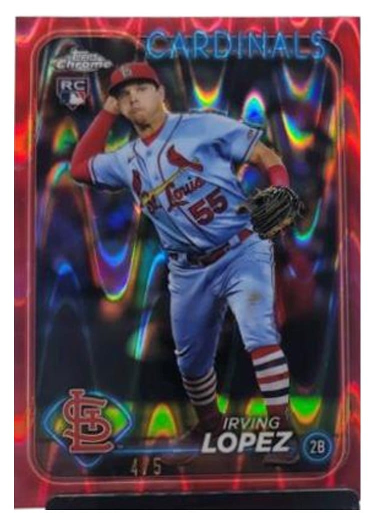 2024 Topps Chrome Base Set Irving Lopez #95 card