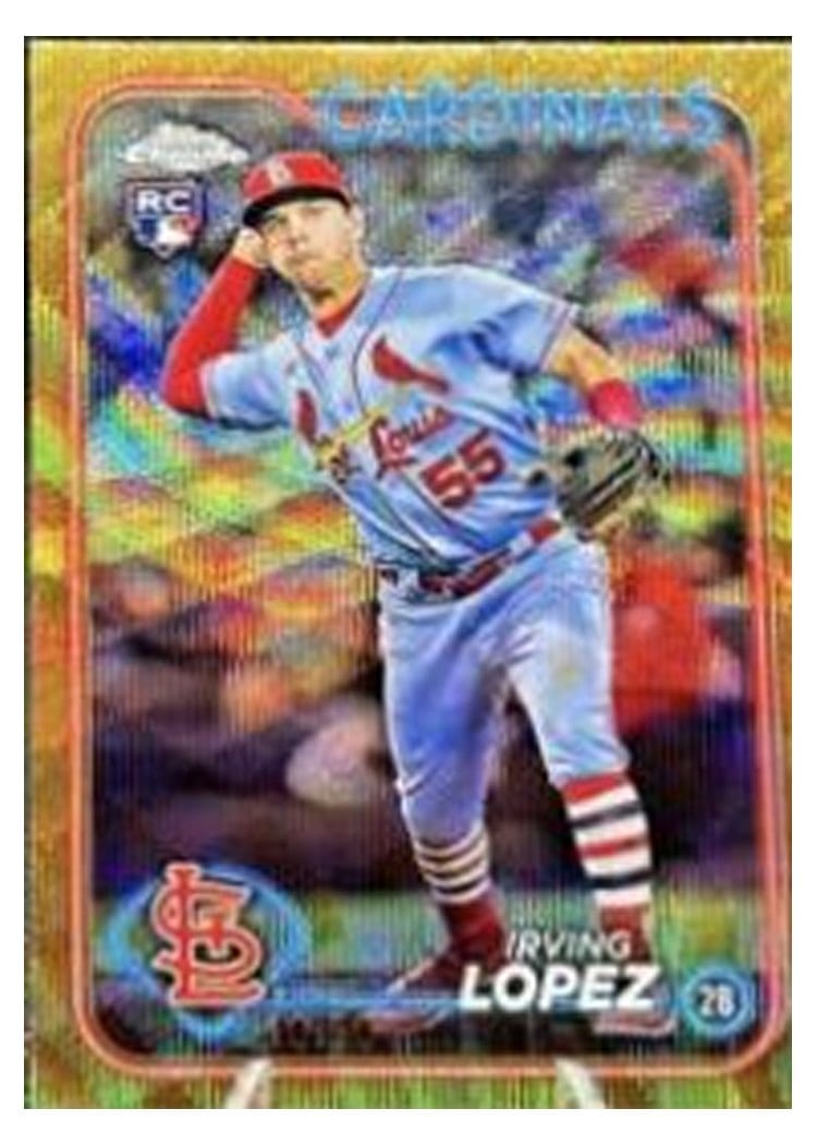 2024 Topps Chrome Base Set Irving Lopez #95 card