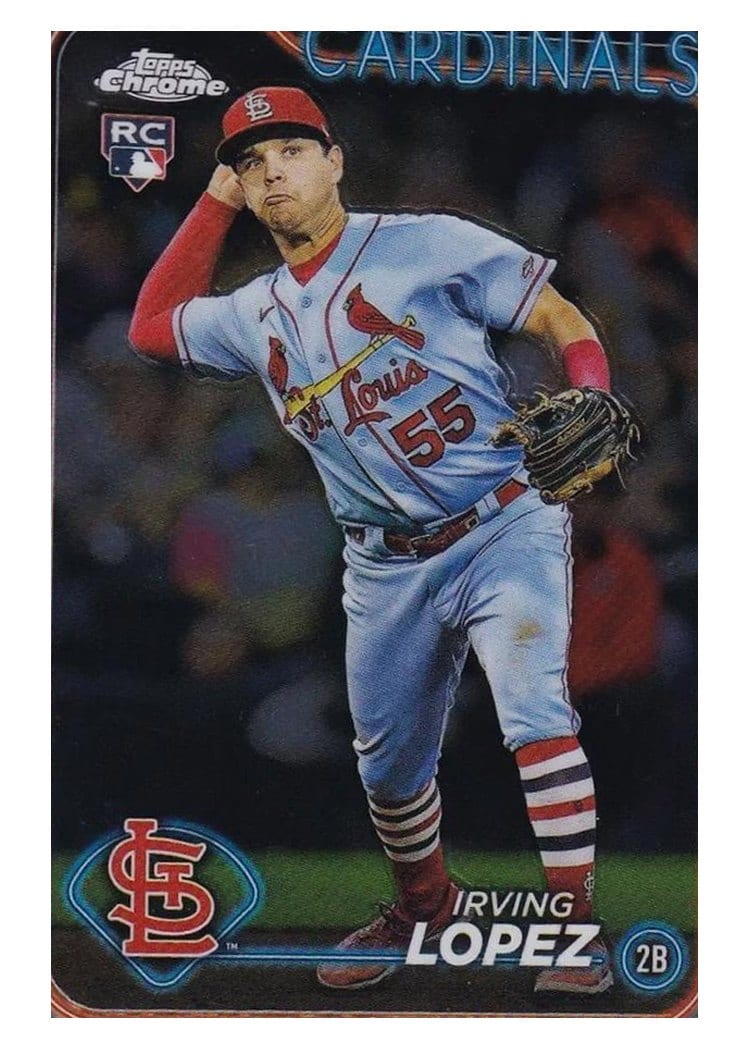 2024 Topps Chrome Base Set Irving Lopez #95 card