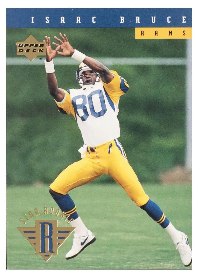 1994 Upper Deck Isaac Bruce Electric Star #22 card