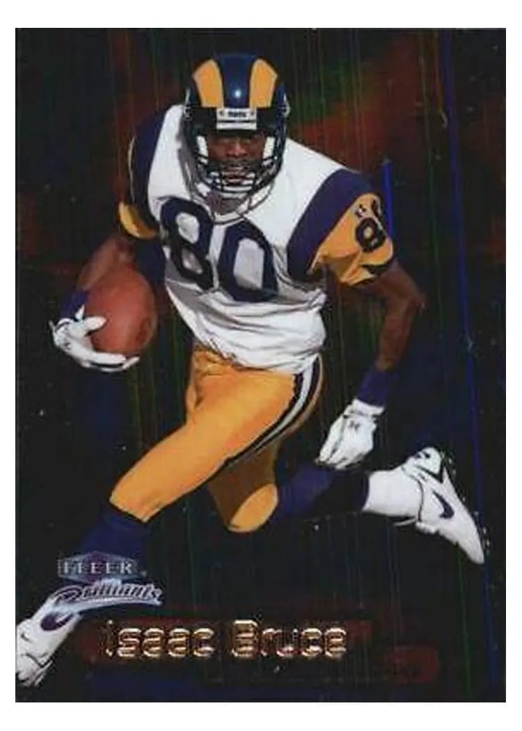 1998 Fleer Brilliants Isaac Bruce #28 card