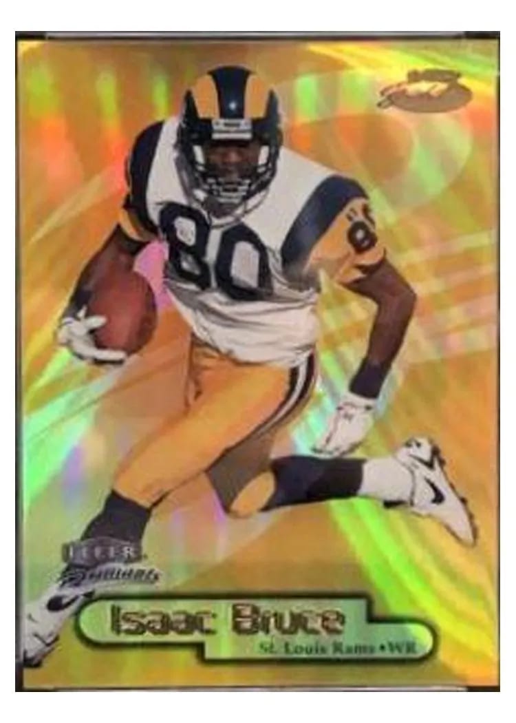 1998 Fleer Brilliants Isaac Bruce #28TG card