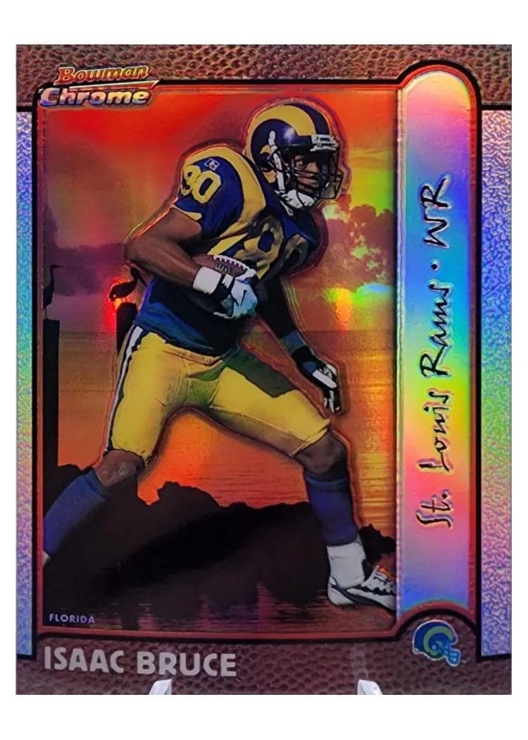 1999 Bowman Chrome Isaac Bruce #22 card