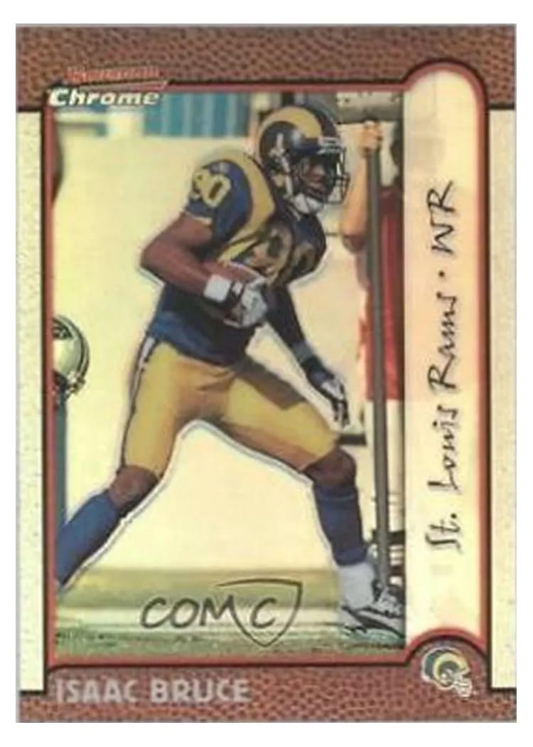 1999 Bowman Chrome Isaac Bruce #22 card
