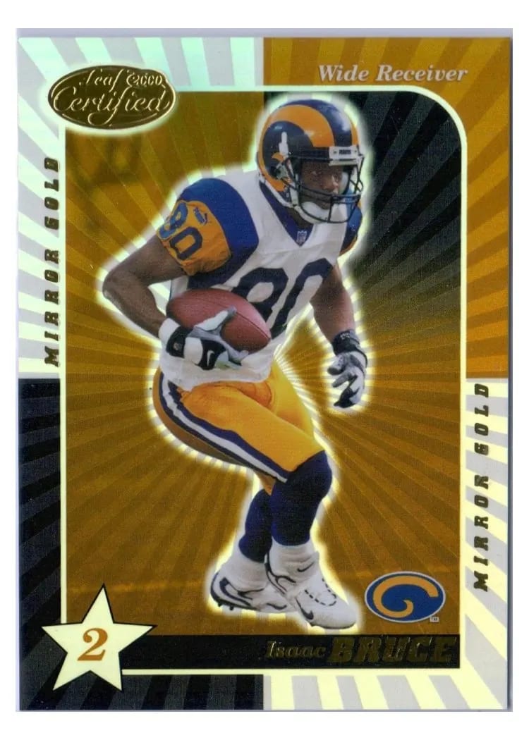2000 Leaf Certified Isaac Bruce #144 card