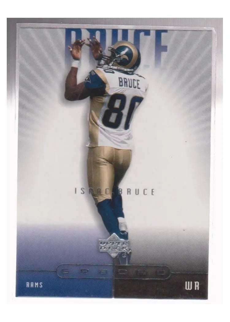 2002 Upper Deck Graded Isaac Bruce #81 card