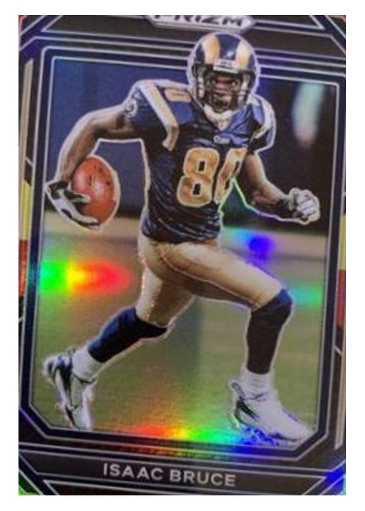 2022 Panini Prizm Base Set Isaac Bruce #168 card