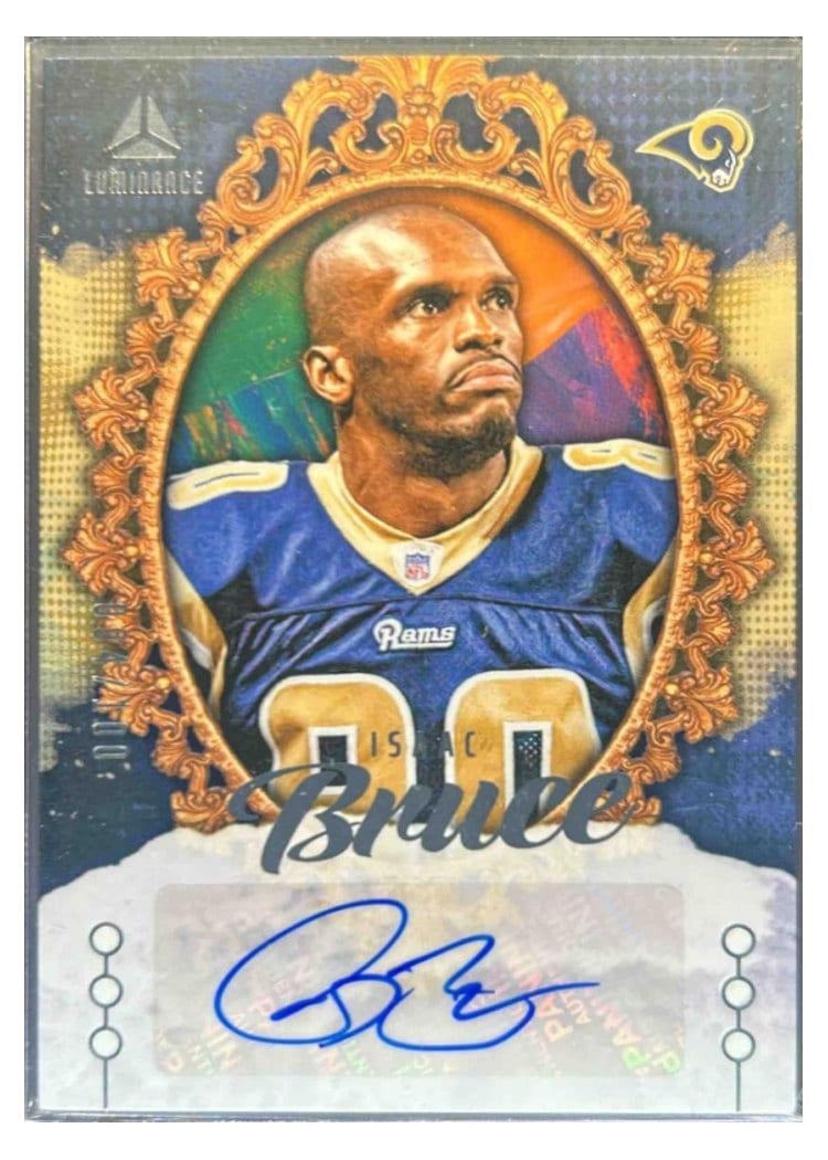2025 Panini Luminance Portrait Signatures Isaac Bruce #10 card