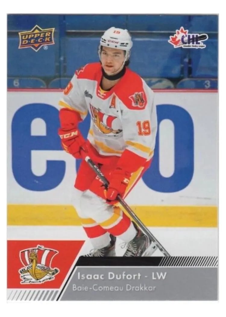 2022 Upper Deck CHL Isaac Dufort #26 card