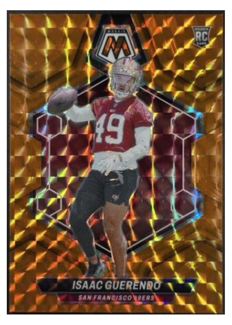 2024 Panini Mosaic Base Set Isaac Guerendo Orange #388 card