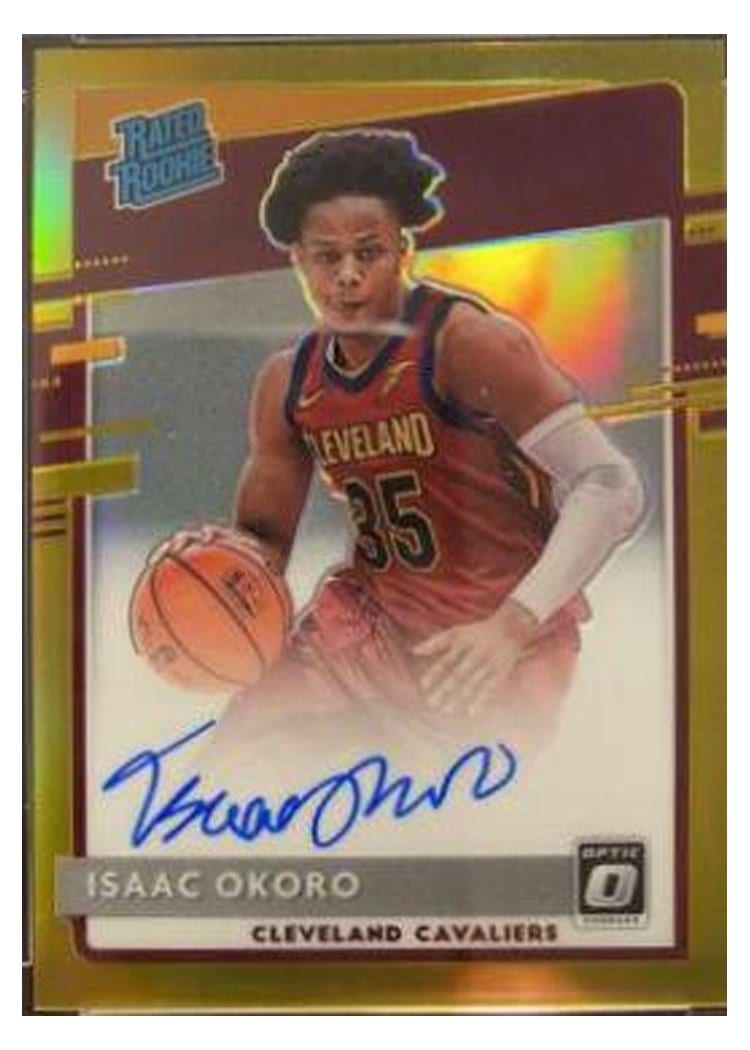 2020-21 Donruss Optic Base Set Isaac Okoro #155 card