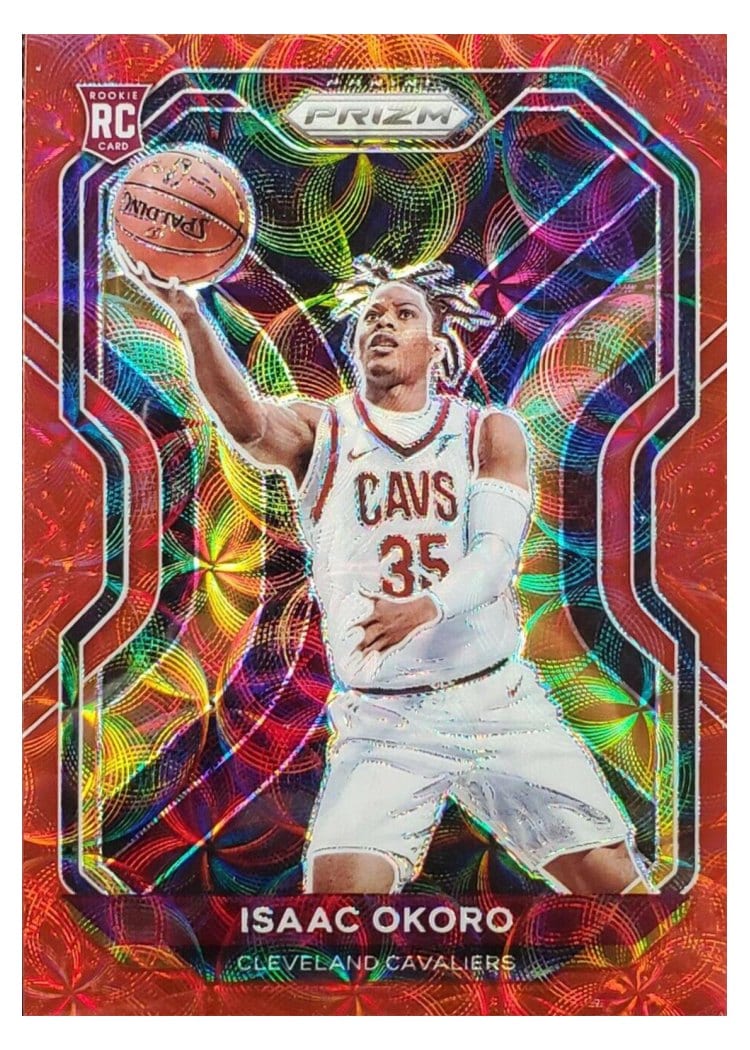 2020-21 Panini Prizm Base Set Isaac Okoro #298 card