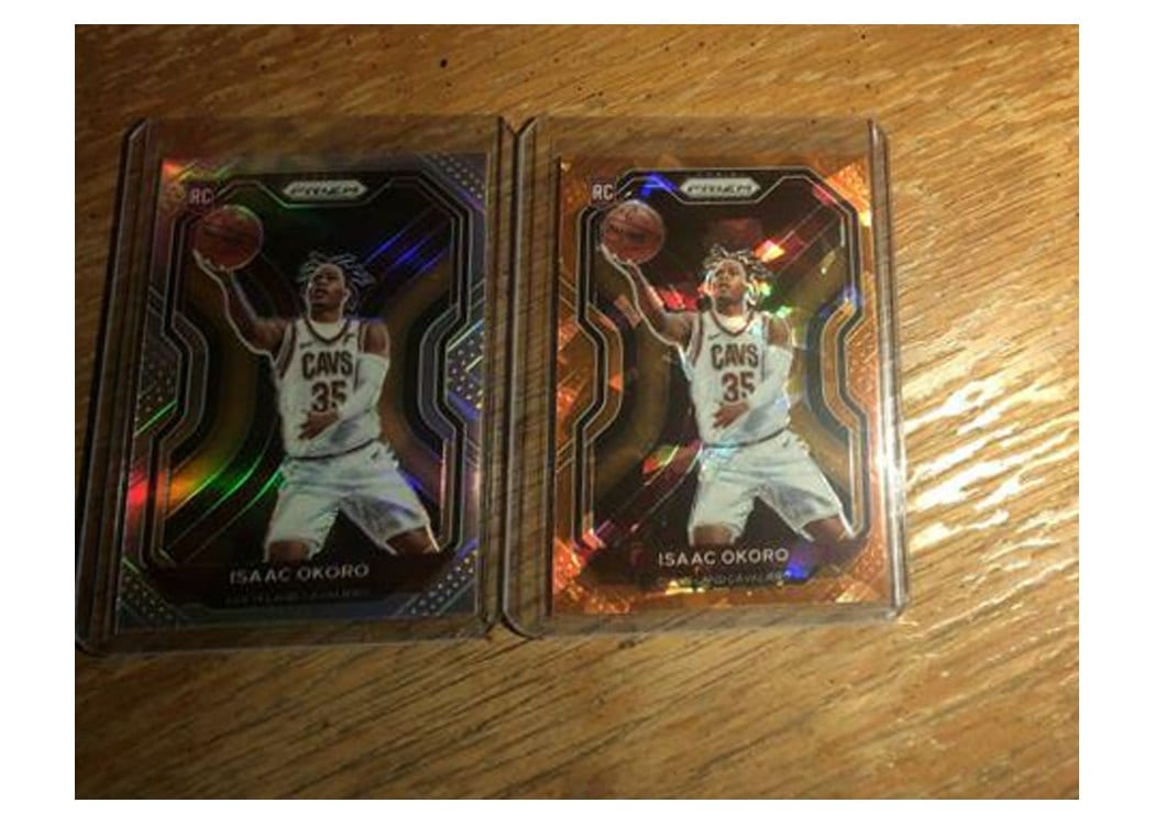 2020-21 Panini Prizm Base Set Isaac Okoro #298 card