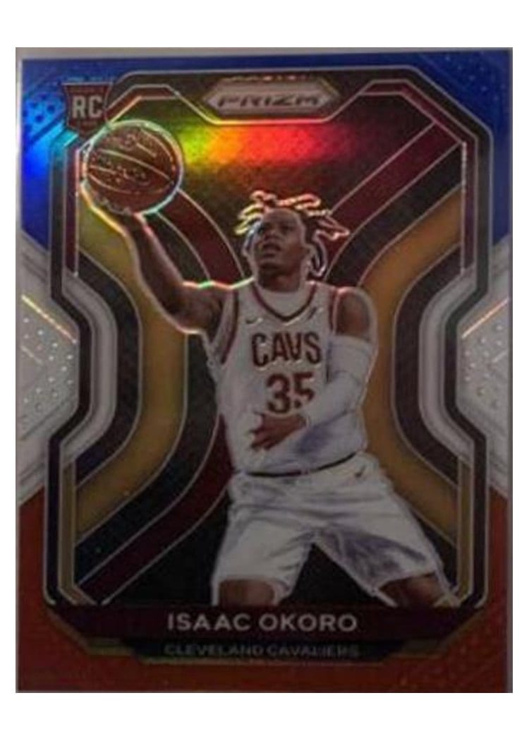2020-21 Panini Prizm Base Set Isaac Okoro #298 card