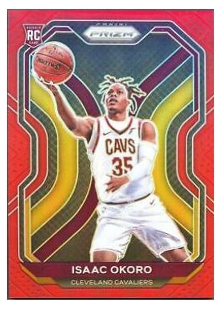 2020-21 Panini Prizm Base Set Isaac Okoro #298 card