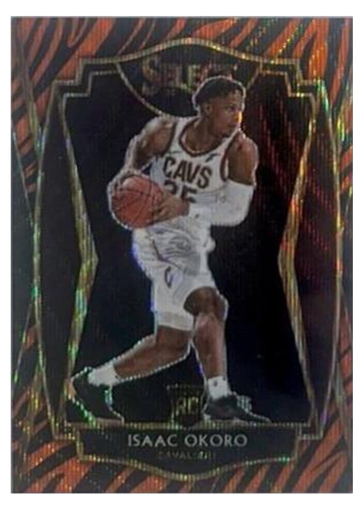 2020-21 Panini Select Base Set Isaac Okoro #182 card