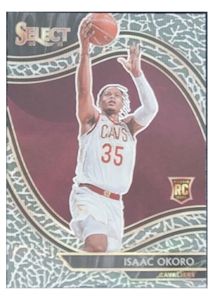 2020-21 Panini Select Base Set Isaac Okoro #296 card