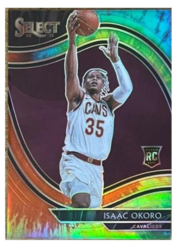 2020-21 Panini Select Base Set Isaac Okoro #296 card