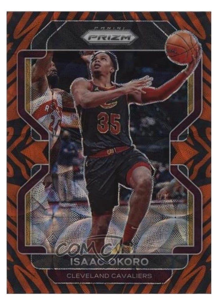 2021-22 Panini Prizm Base Set Isaac Okoro #212 card