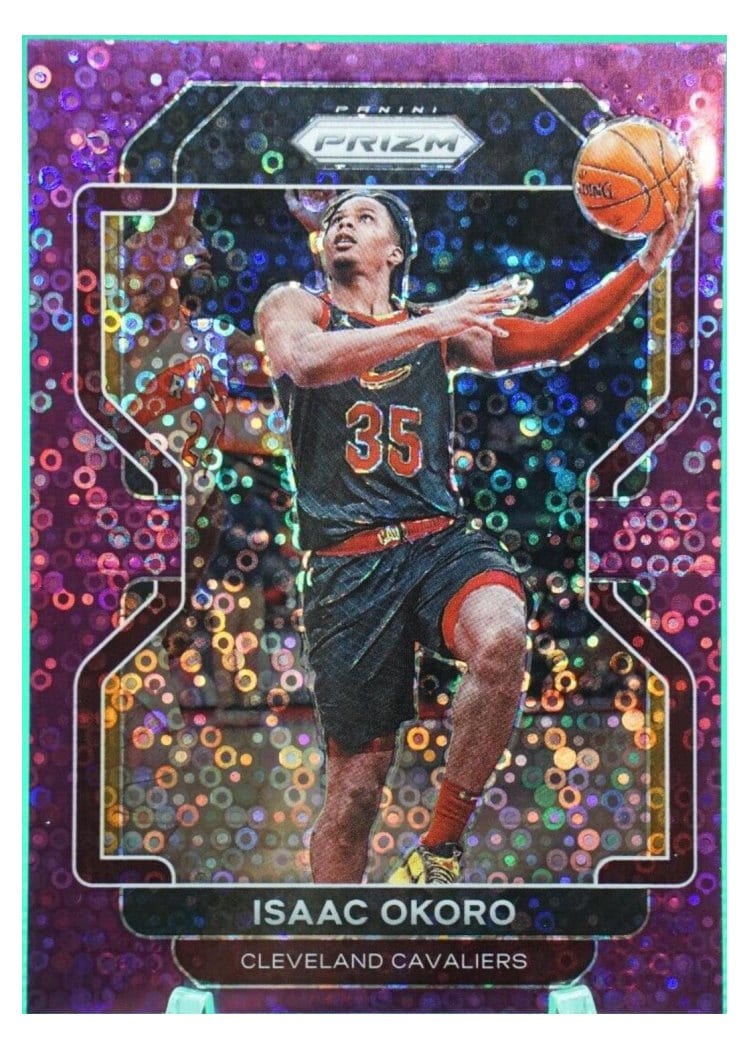 2021-22 Panini Prizm Base Set Isaac Okoro #212 card