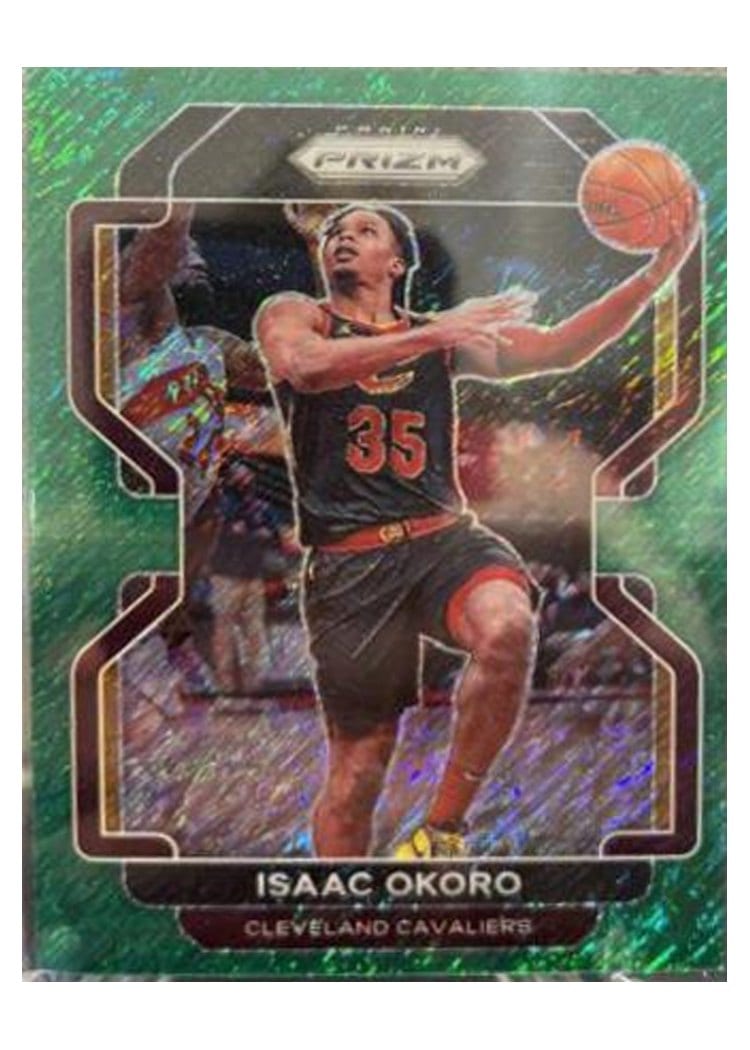 2021-22 Panini Prizm Base Set Isaac Okoro #212 card