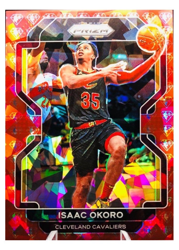 2021-22 Panini Prizm Base Set Isaac Okoro #212 card
