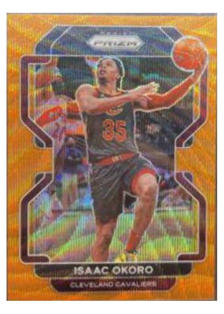 2021-22 Panini Prizm Base Set Isaac Okoro #212 card