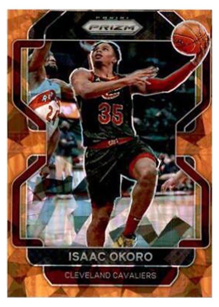 2021-22 Panini Prizm Base Set Isaac Okoro #212 card