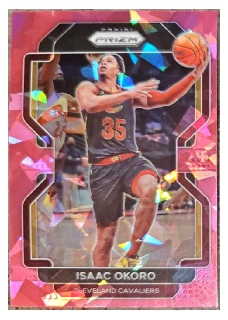 2021-22 Panini Prizm Base Set Isaac Okoro #212 card