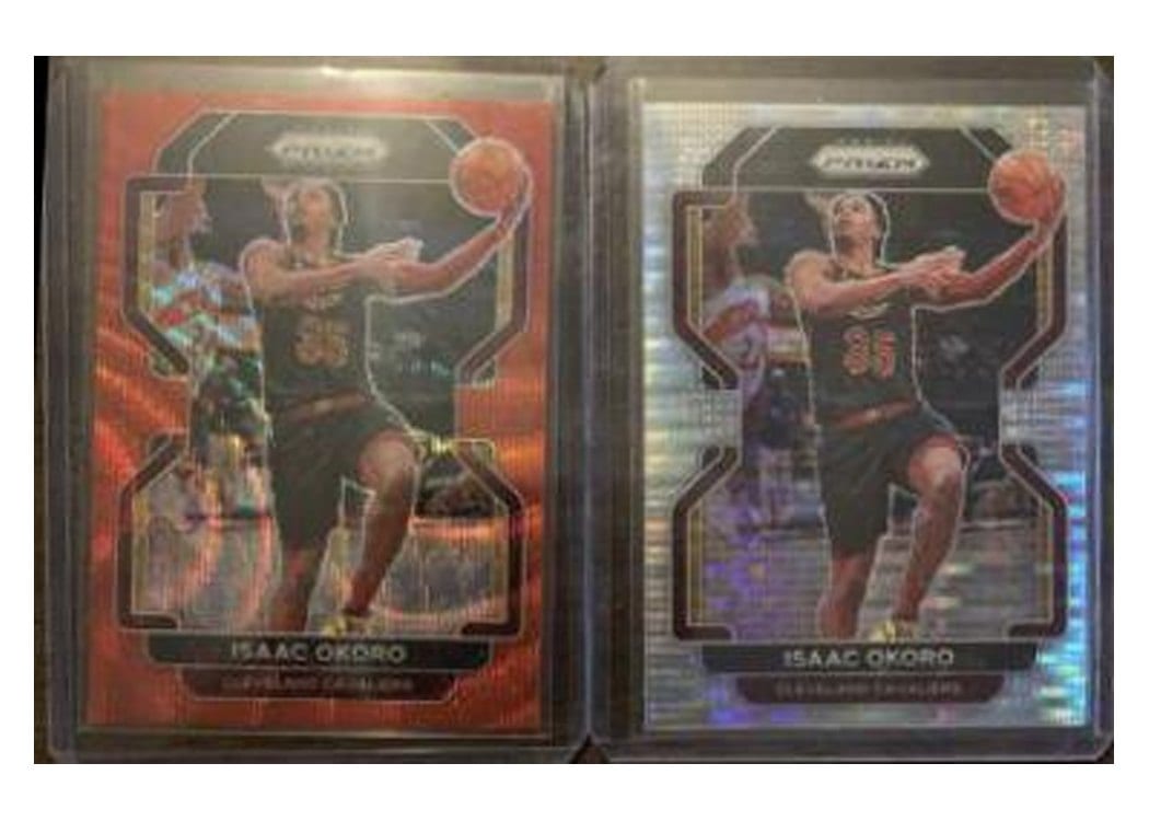 2021-22 Panini Prizm Base Set Isaac Okoro #212 card