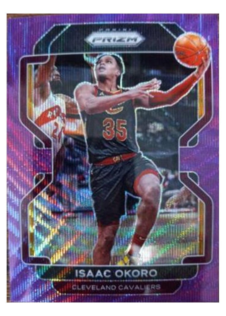 2021-22 Panini Prizm Base Set Isaac Okoro #212 card