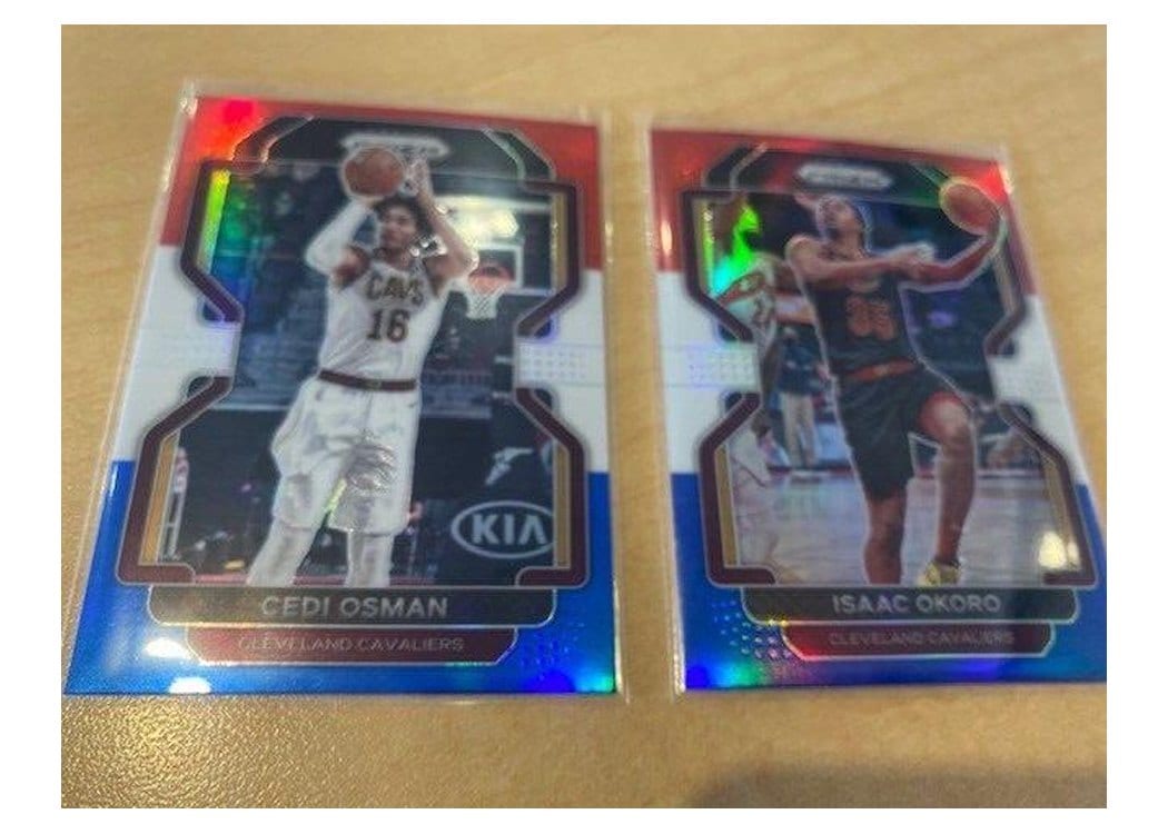 2021-22 Panini Prizm Base Set Isaac Okoro #212 card