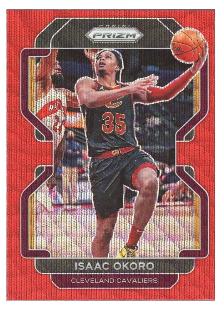 2021-22 Panini Prizm Base Set Isaac Okoro #212 card