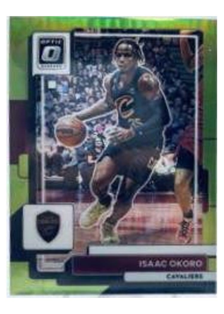 2022-23 Donruss Optic Base Set Isaac Okoro Lime Green #86 card