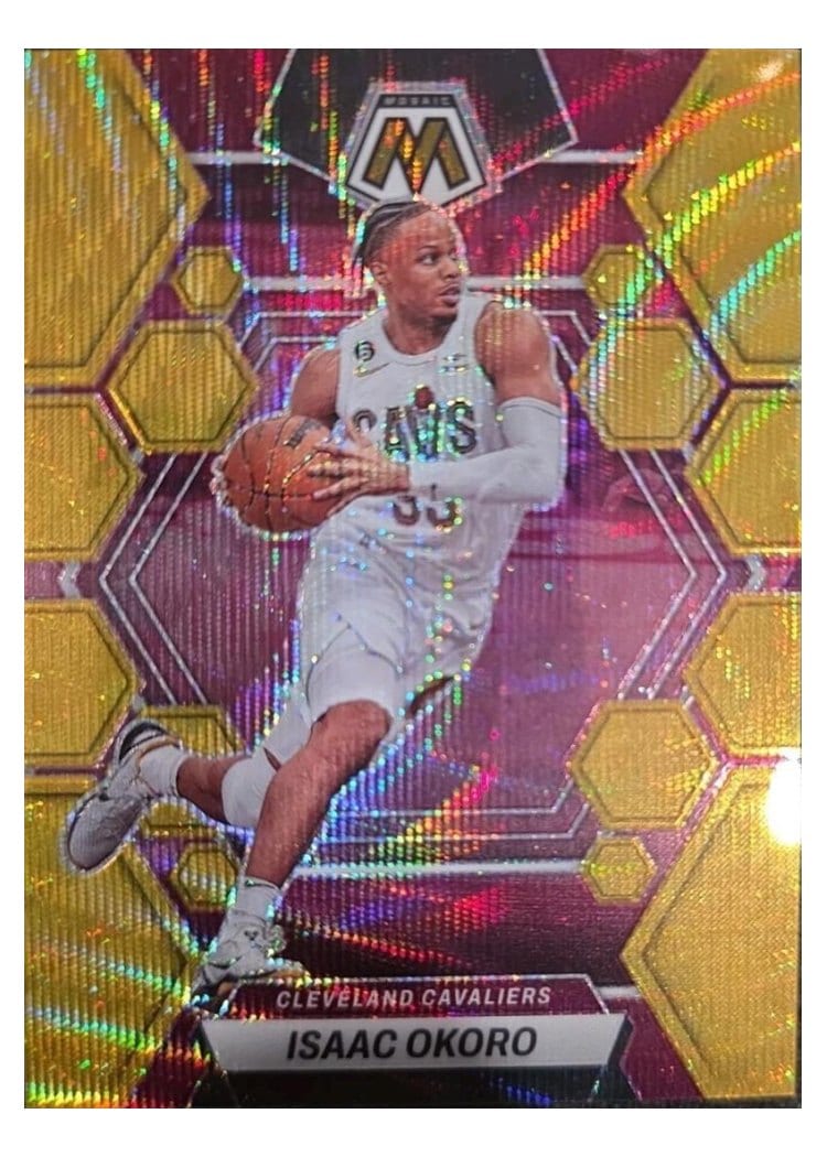 2022-23 Panini Mosaic Base Set Isaac Okoro #45 card
