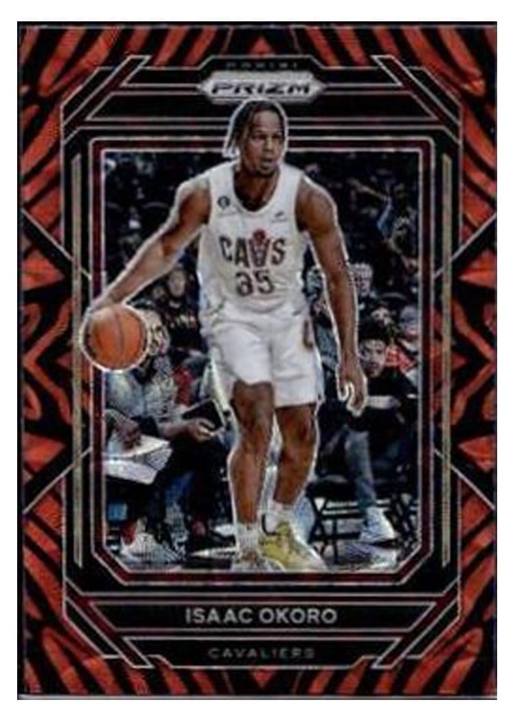 2022-23 Panini Prizm Base Set Isaac Okoro #78 card